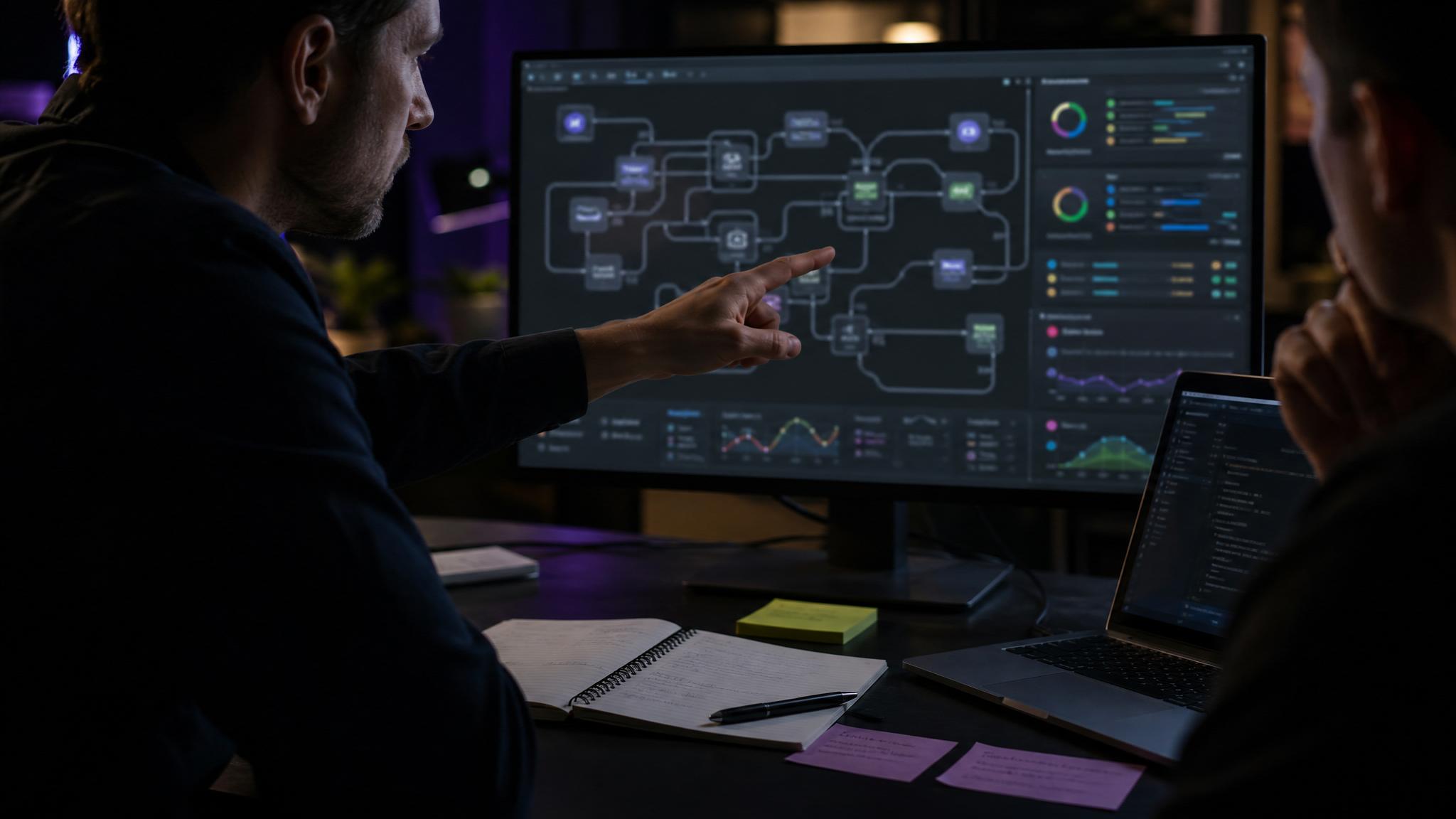 Diagnóstico técnico de automações, formulários, CRM e integrações comerciais